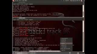 BackTrack 5 netcat backdoor [upl. by Aihsekal]