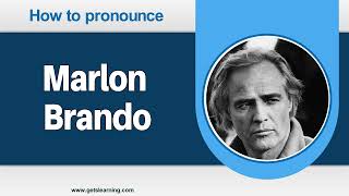 How to Pronounce Marlon Brando in English Correctly [upl. by Glinys]