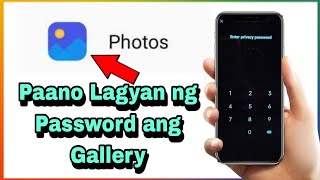 Paano i Lock ang Gallery  Paano Lagyan ng Password ang Gallery [upl. by Ahtiekal844]