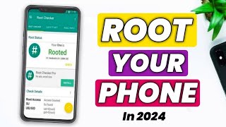 How to Root Android Phone Without PC  Root any Android Phone in 2024 [upl. by Sacrod]