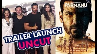 UNCUT  PARMANU Official Trailer Launch  John Abraham  Diana Penty  Abhishek Sharma [upl. by Annodas]