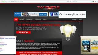 Twickerz Review  Earn Online with PTC  Onmoneyline [upl. by Hsotnas548]