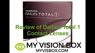 Review of Dailies Total One 1 Contact Lenses [upl. by Neron791]