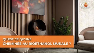 Questce quune cheminée au bioéthanol murale [upl. by Ardnod235]