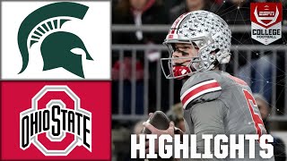 Michigan State Spartans vs Ohio State Buckeyes  Full Game Highlights [upl. by Oiramrej348]