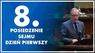 8 posiedzenie Sejmu  dzień pierwszy 20 marca 2024 r [upl. by Sanfourd]