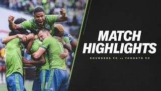 HIGHLIGHTS Seattle Sounders FC vs Toronto FC  November 10 2019 [upl. by Andryc950]