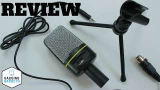 Elegiant Microphone Review  SF920 35mm Wired Handsfree Condenser Microphone [upl. by Ecirtnahc238]