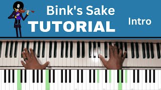 One Piece  Binks Sake Piano Tutorial Intro Section [upl. by Klinges]