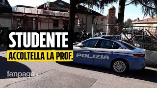 Studente accoltella la prof a Varese la collega quotSi è accasciata sul mio braccio e lho soccorsaquot [upl. by Popper]