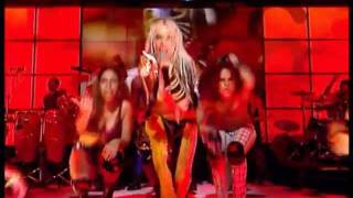 Christina Aguilera Feat Redman  Dirrty Live  TOTPs 2002 [upl. by Edmunda]