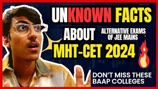 MHTCET 2024 🤫🥵 Facts that you must know  Engineering Pharmacy PCM PCB 💪🔥 mhtcet mhtcet2024 [upl. by Cohl]