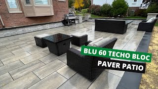 Techo Bloc Blu 60 Smooth Patio with Raffinato Pillars in Novi Michigan [upl. by Stefania]