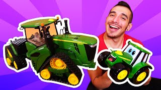 🚜 Buscando a Papá de Tractor Johnny Juguetes y Camiones en ¡Oh se dañó 🚛 [upl. by Ennaira86]