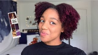 Dying My Natural Hair  LOreal Colorista  Hit or Miss [upl. by Jedidiah]