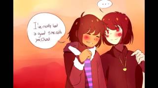 Frisk and Chara Dub Compilation Undertale Comic Dub [upl. by Rorrys]