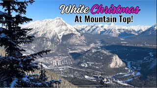 Banff Gondola and Breathtaking View from Mountain Top [upl. by Akimaj]