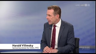 Harald Vilimsky  ORFPressestunde  2842024 [upl. by Adla]