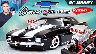 RC Modify 37  Mod 1969 Camaro With V8 Supercharger Engine  RC Car [upl. by Bor]