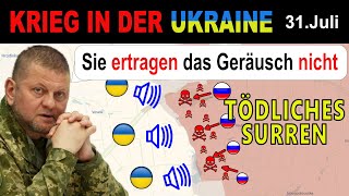 31JULI DROHNENVIDEOS Russen TÖTEN SICH SELBST wenn sie DIESES GERÄUSCH HÖREN  UkraineKrieg [upl. by Schreibe506]