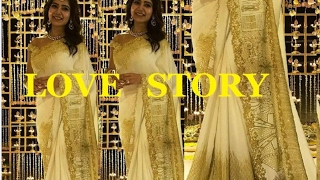 Samantha Saree Behind Love Story Revealed  Secrets Of Samantha Love Story Her Engagement Saree [upl. by Sawyere]