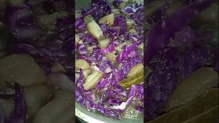 Purple cabbage guisado [upl. by Ise]