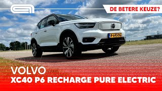 Volvo XC40 Recharge Pure Electric rijtest goedkoopste elektrische Volvo [upl. by Ellimaj948]