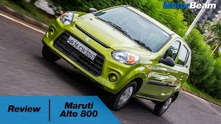 2016 Maruti Alto 800 Review  MotorBeam [upl. by Trutko]