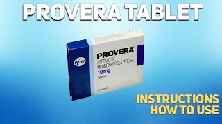 Provera tablet how to use Uses Dosage Side Effects Contraindications [upl. by Silda]