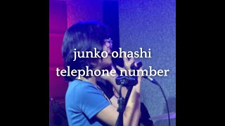 junko ohashi  telephone number song cover [upl. by Pisarik459]