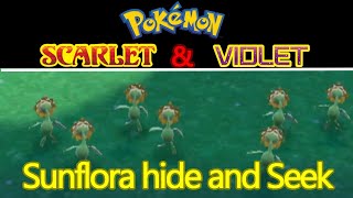 Pokemon Scarlet and Violet Sunflora hide and seek guide for Artazon Gym [upl. by Ymled812]