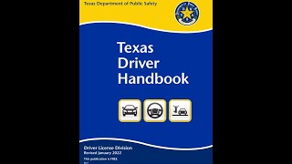 Texas Driver Handbook Audio Video Book  Rev2022 v0  HD Bookmarked Chapters [upl. by Ahsilaf993]