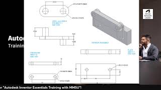 Autodesk Inventor Essentials Training with MMSU Day 2 [upl. by Nylasor]