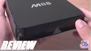 REVIEW M8S Android TV Box  4K HEVC  QuadCore [upl. by Toor]