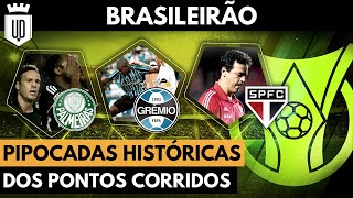 Maiores entregadas da era dos pontos corridos do Brasileirão  MEMÓRIA UD [upl. by Anauqed653]