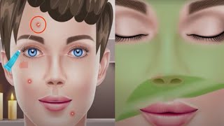 ASMR Pimple Popping  Right way to pop your pimples Skincare Animation [upl. by Tereve77]