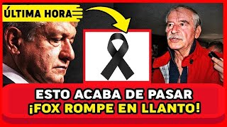 TRISTE NOTICIA PARA VICENTE FOX HACE MOMENTOS LA UIF ENCONTRÓ ESTO ¡AMLO Y MEXICO FELIZ CELEBRA [upl. by Ydaj]