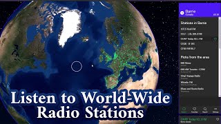 Listen to WorldWide Radio Stations FREE with Radio Garden [upl. by Ennobe]