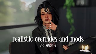 overrides and mods to add more realism to your game💞  the sims 4 [upl. by Catarina]