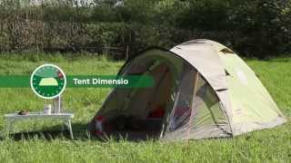 Coleman® Darwin 4 Plus  Weekend Camping Tent [upl. by Haidedej]