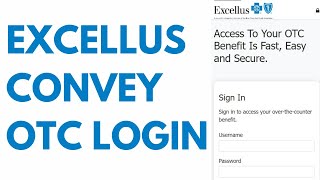 Excellus Convey OTC Login Solutions Sign in Catalog ⏬👇 [upl. by Shellans]