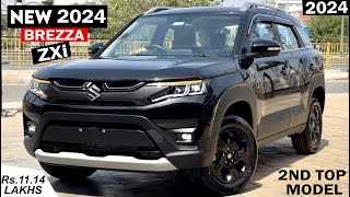 NEW 2024 BREZZA ZXi IS HERE  MARUTI SUZUKI BREZZA ZXI  BREZZA 2ND TOP MODEL  BREZZA 2024 REVIEW [upl. by Ravid]