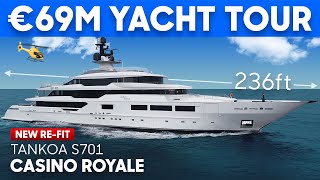 Inside Most Expensive SuperYacht at the Show Yacht Tour [upl. by Hecker808]