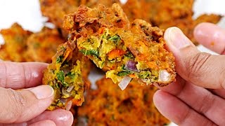 Vegetable Pakoras Recipe [upl. by Nilson]