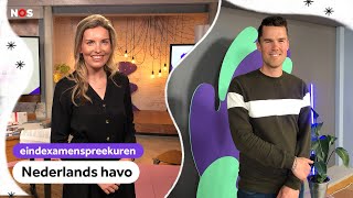 Examenspreekuur Nederlands havo met docenten Arnoud en Linda [upl. by Goldi847]