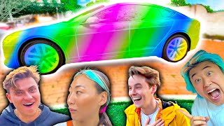 Team RAR Reacts To My NEW Car Wrap Tesla Model S Plaid [upl. by Austin891]