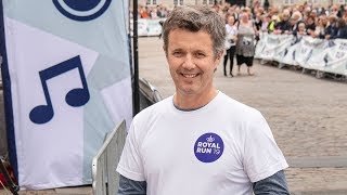 Royal Run 2019 Kronprins Frederik roser børnene og taler om næste års løb [upl. by Jayme]