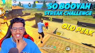 Old Peak 😍 50 Booyah Streak Challenge BR Ranked 🥹 But Climax  Freefire Malayalam [upl. by Jasmina714]