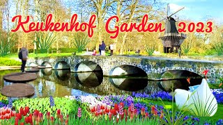 Keukenhof Tulip Gardens in 4K Netherlands [upl. by Illac]