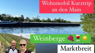 WohnmobilTrip an den Main  Marktbreit  WeinbergWanderung [upl. by Akkim]